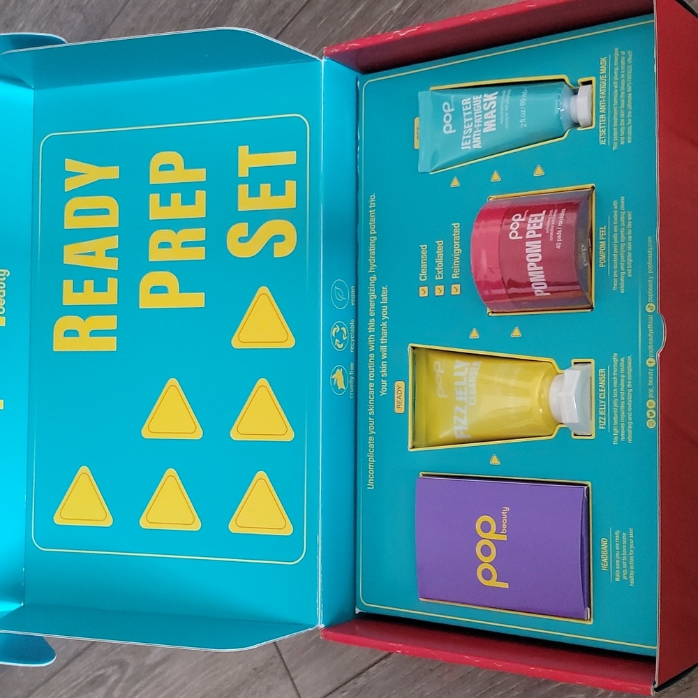 Skincare package by Pop beauty